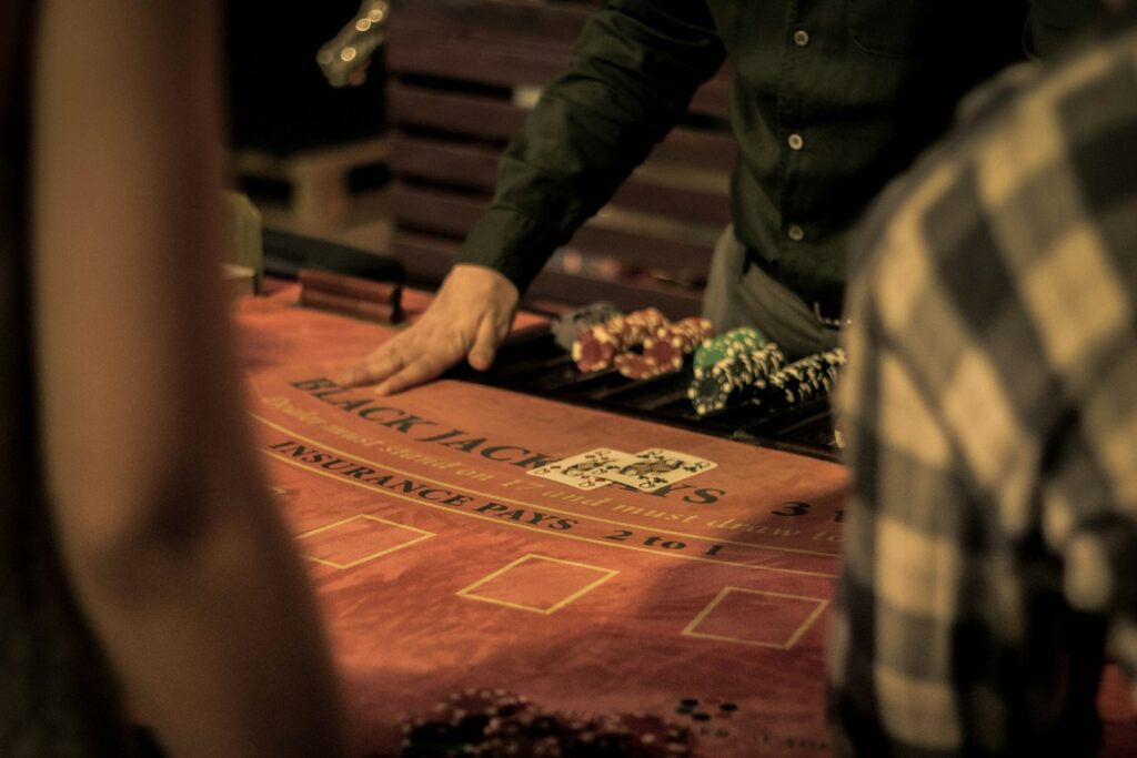 Blackjack in casino